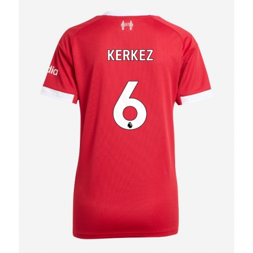 Billige Fotballdrakt Liverpool Milos Kerkez #6 Replika Hjemmedrakt Dame 2025-26 Kortermet Billige Fotballdrakt Liverpool Milos Kerkez #6 Replika Hjemmedrakt Dame 2025-26 Kortermet